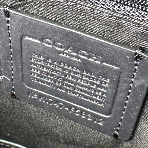 NEW Coach Black and Brown Signature Handbag - Picture 3 of 9